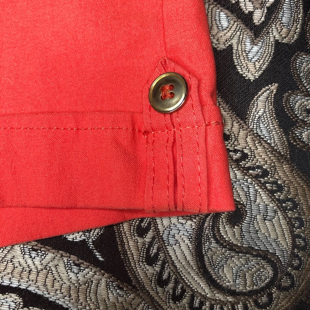 Valia High waisted Coral/Orange shorts! - Picture 3 of 6